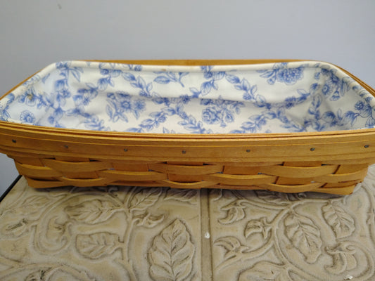 Longaberger Bread basket with liner