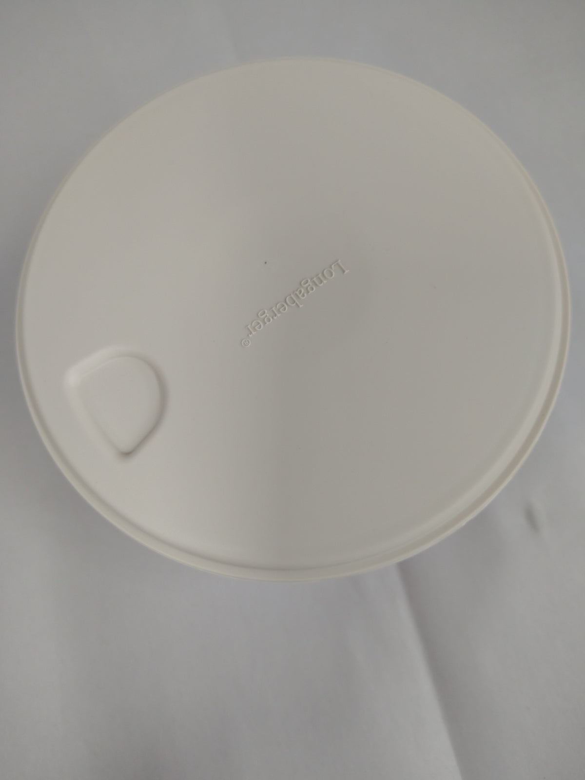 Longaberger 7” hard bowl protector with lid