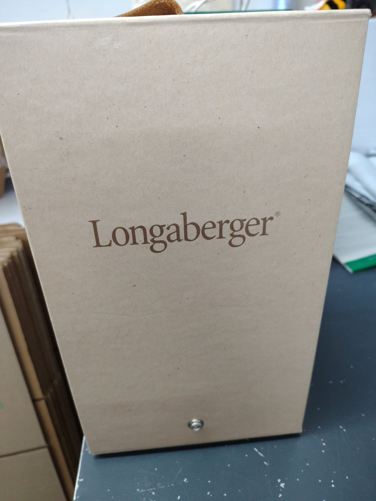 Longaberger fabric samples case/holder