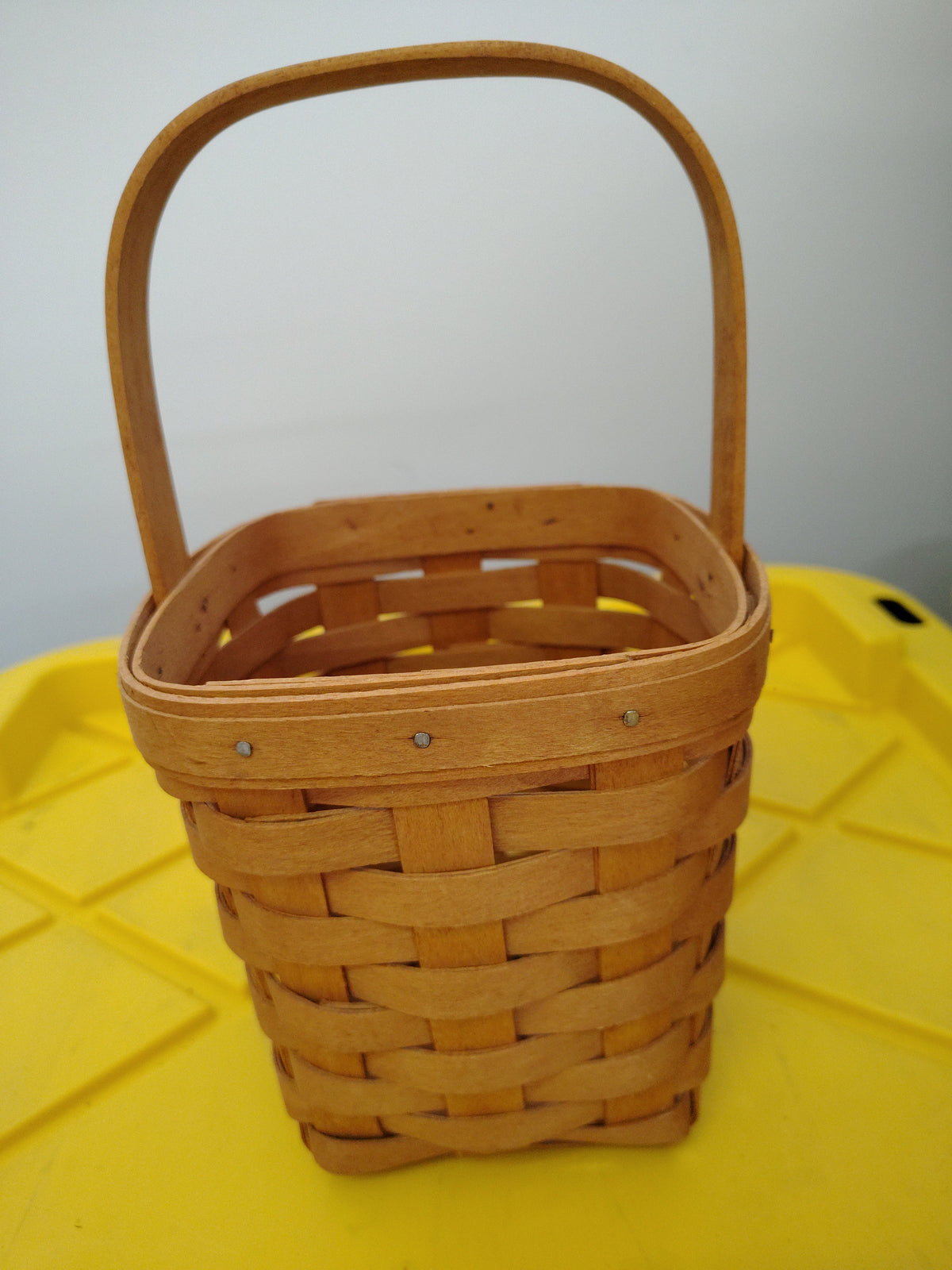 Longaberger small peg basket