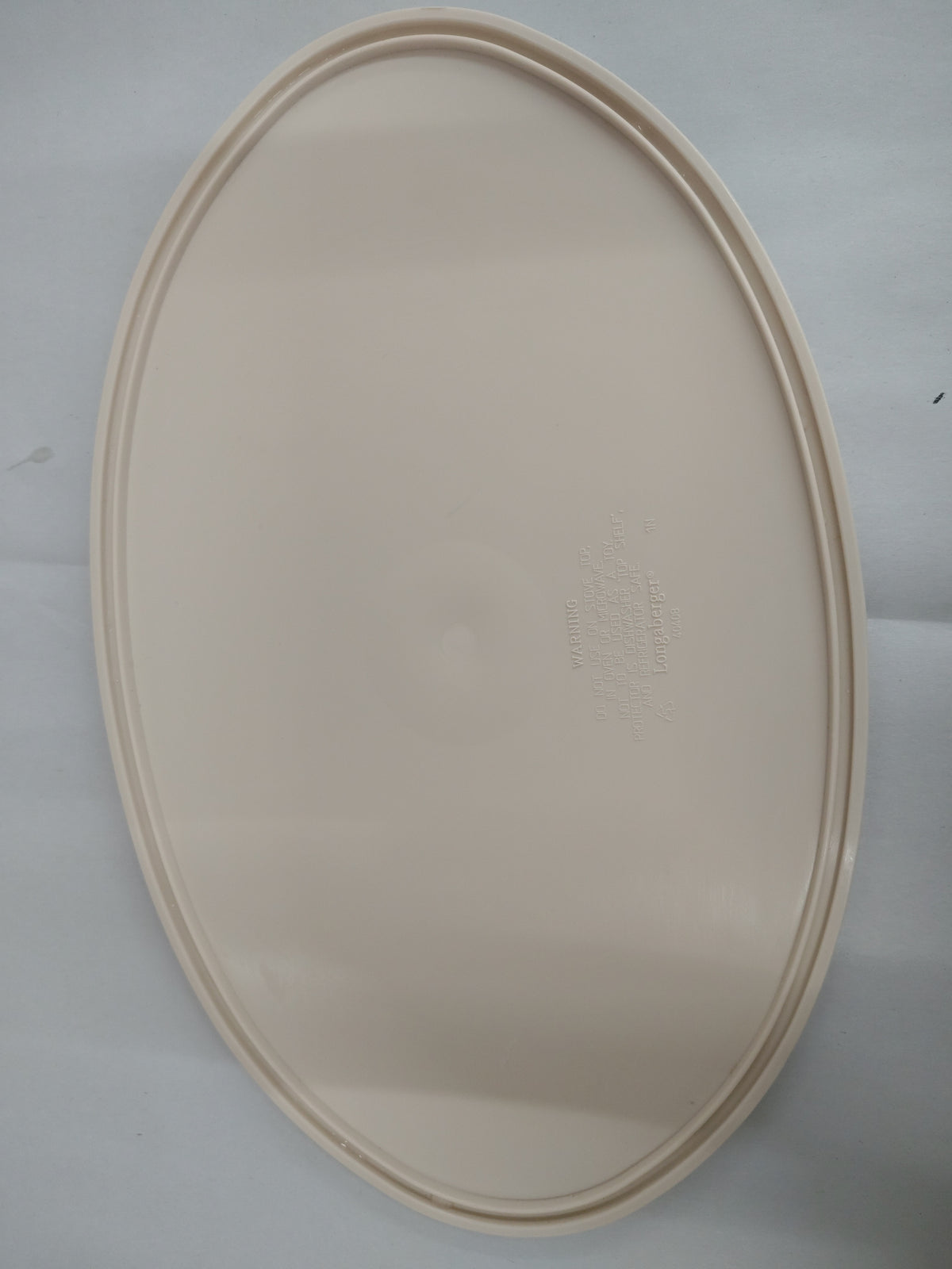Longaberger 13x8" oval protector lid