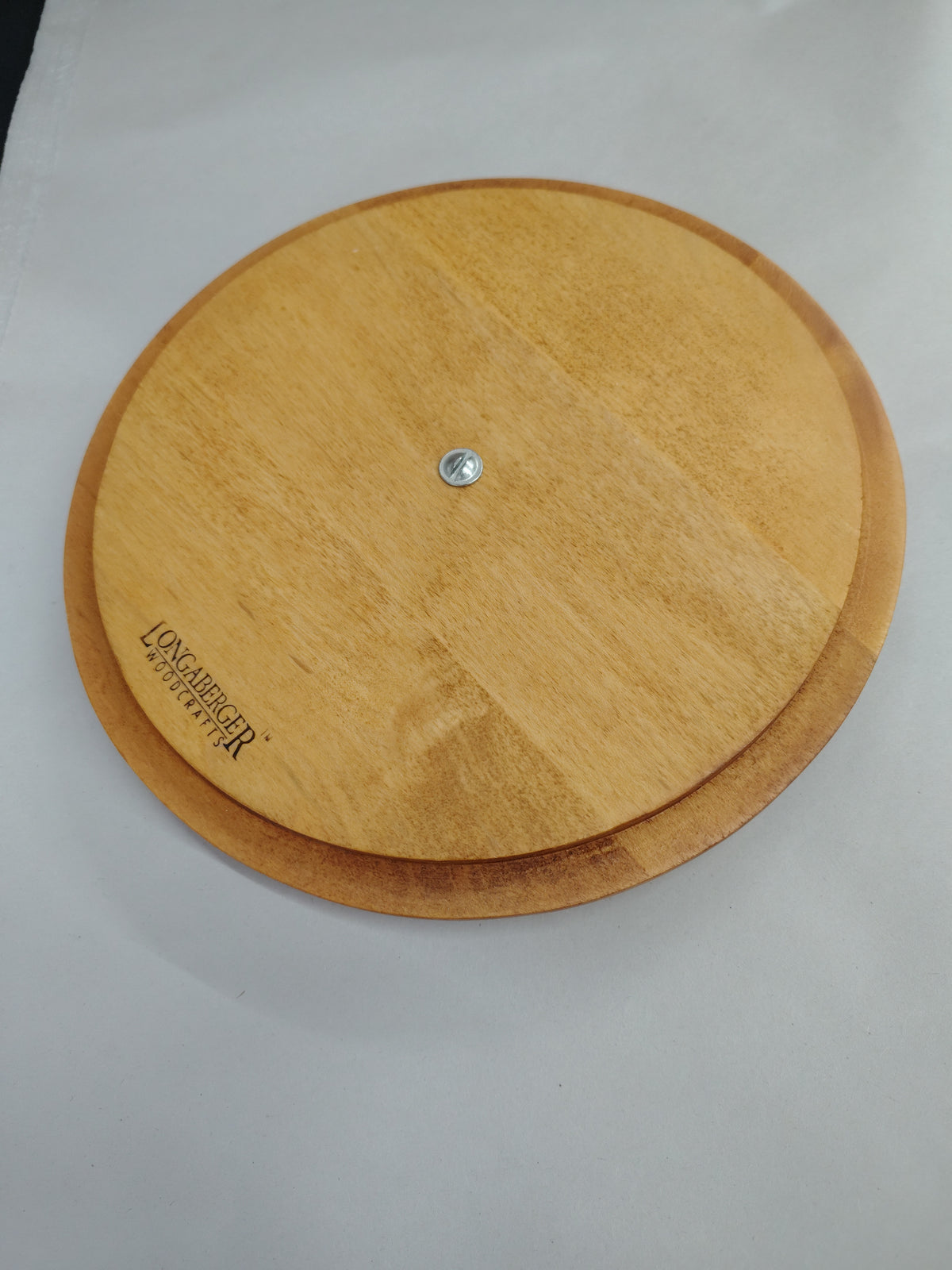 Longaberger 8" round lid with red knob