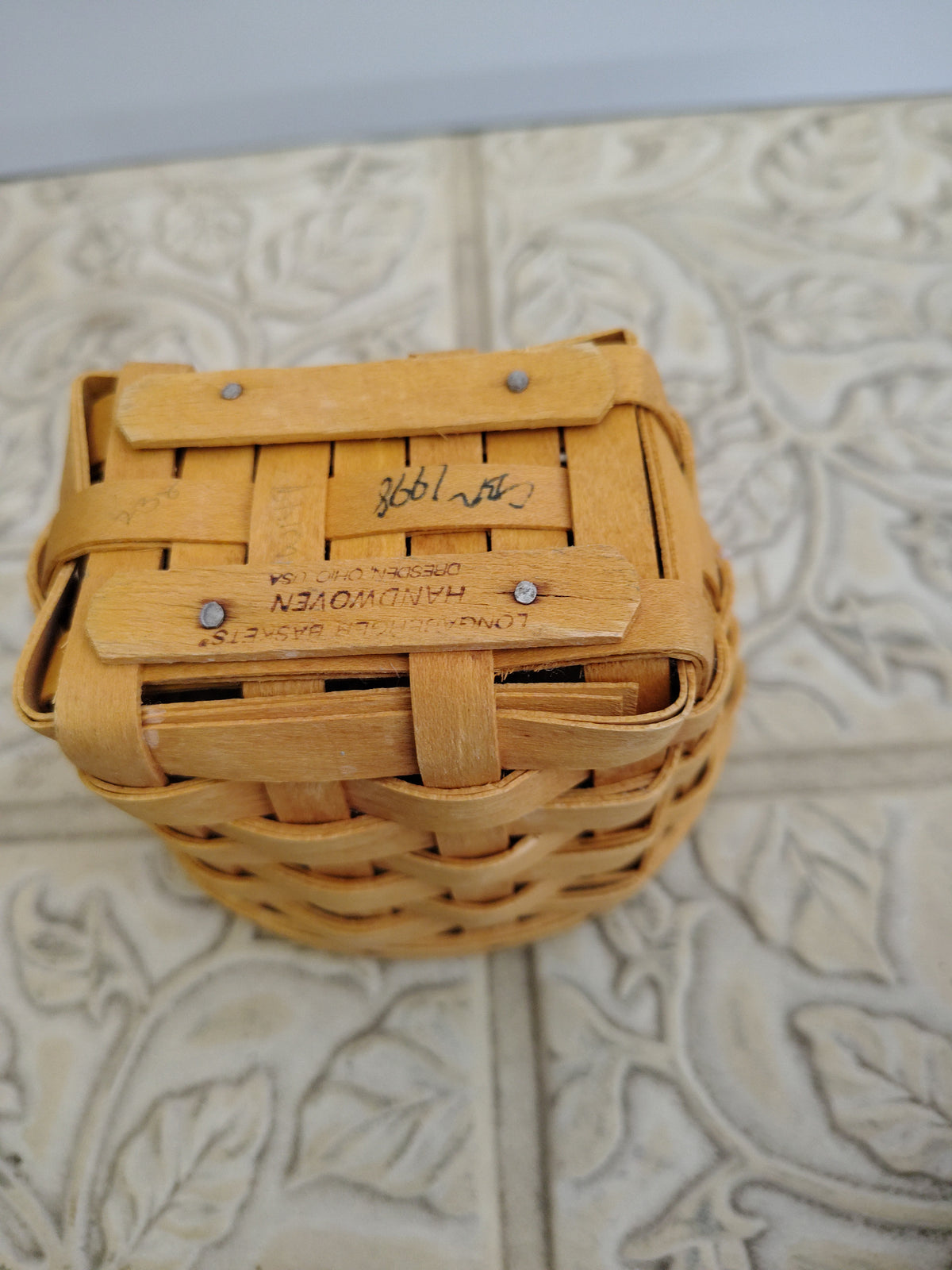 Longaberger oregano basket
