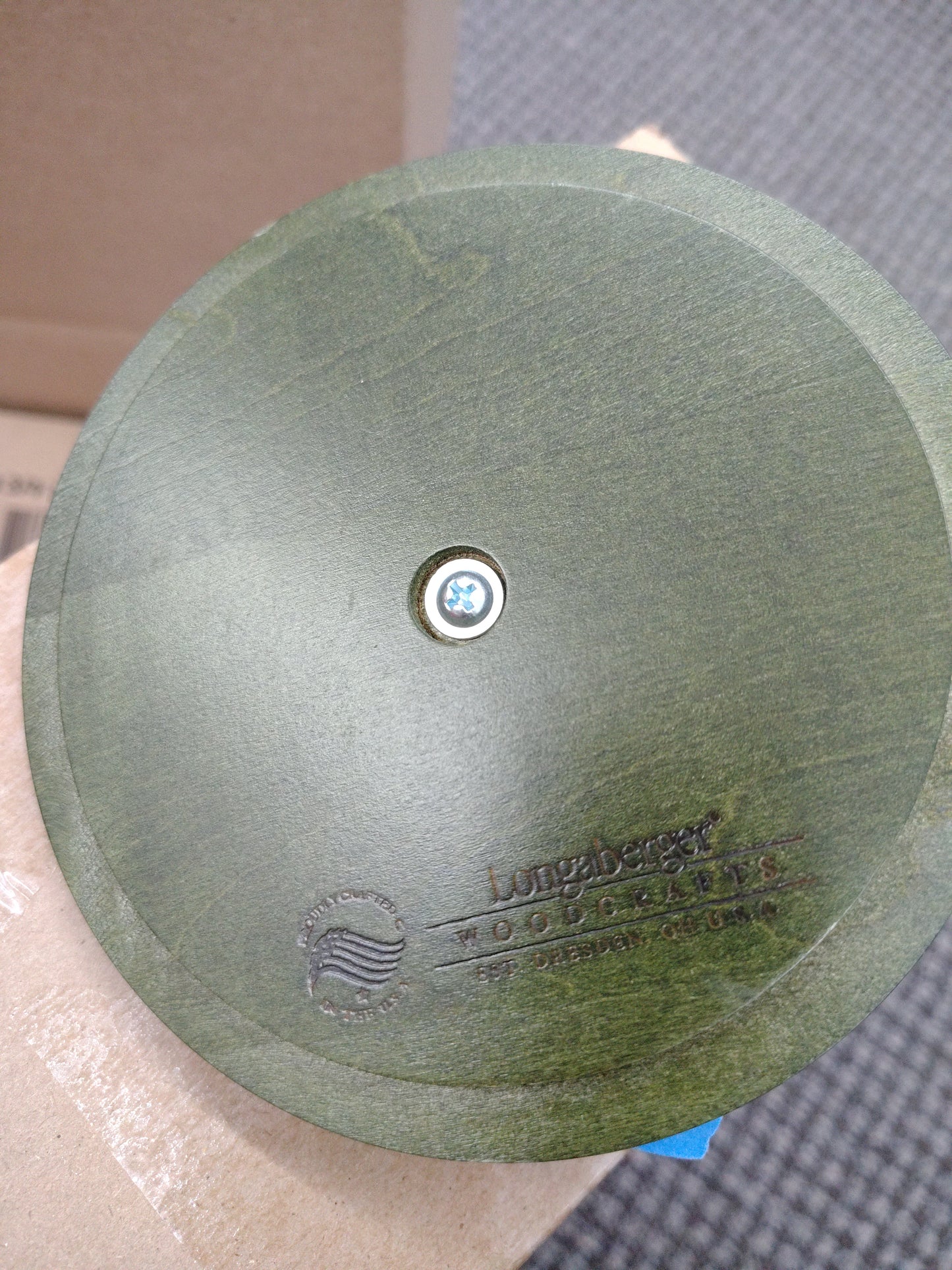 2010 Little Leprechaun Longaberger lid