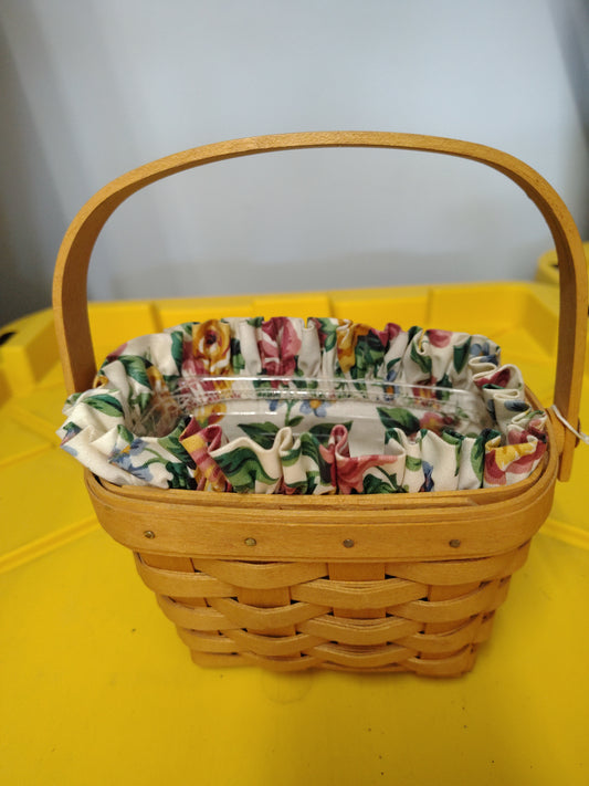 Longaberger Horizon of Hope basket with liner and protector