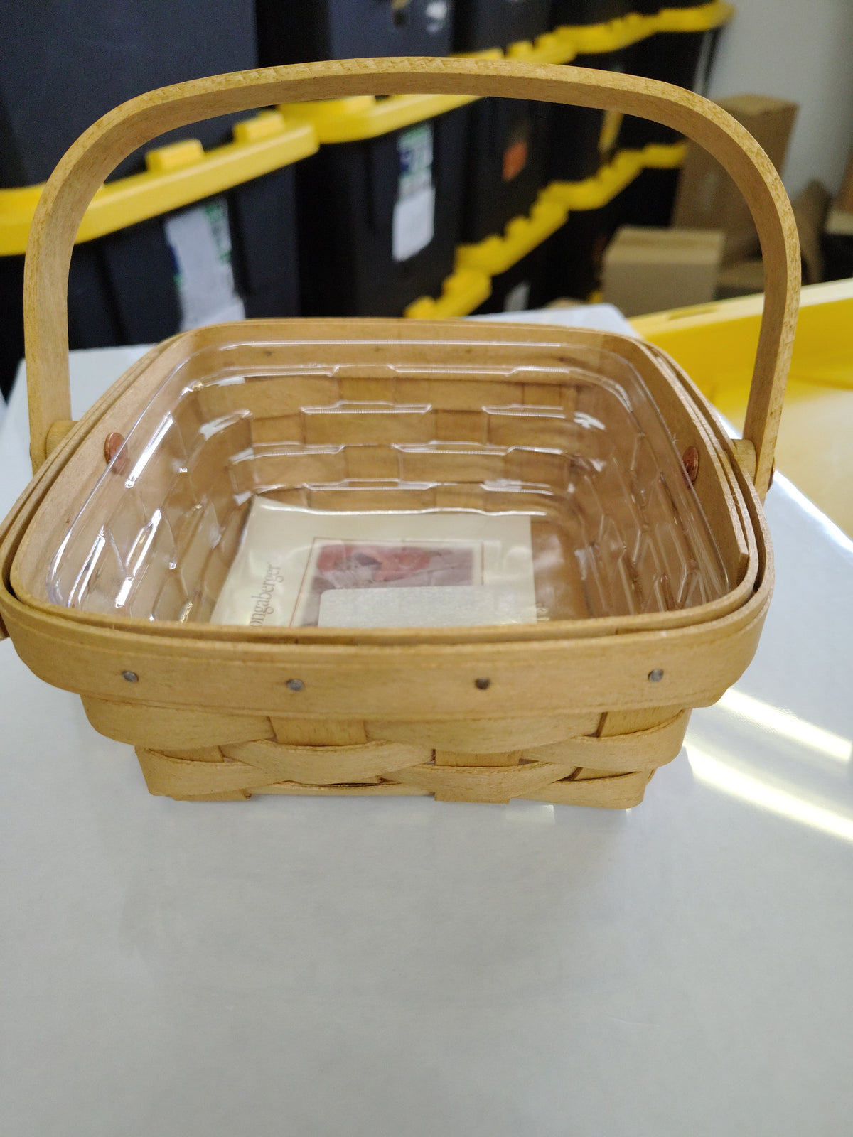 Longaberger Small Berry basket with hard protector