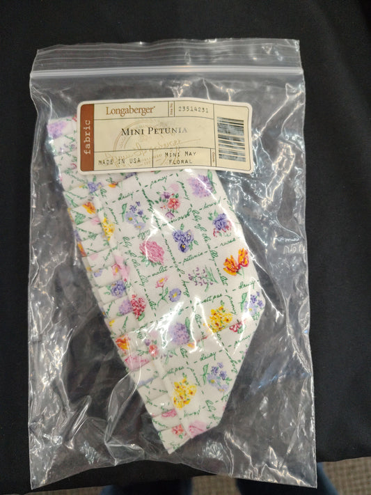 Longerberger Mini Petunia May Floral liner
