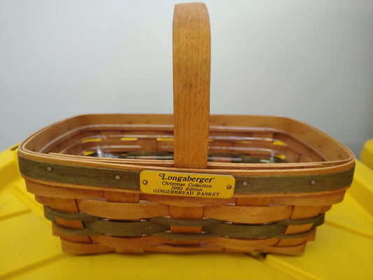 Longaberger Gingerbread basket with protector
