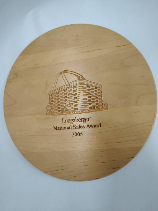 Longaberger 2005 National Sales Leader lid