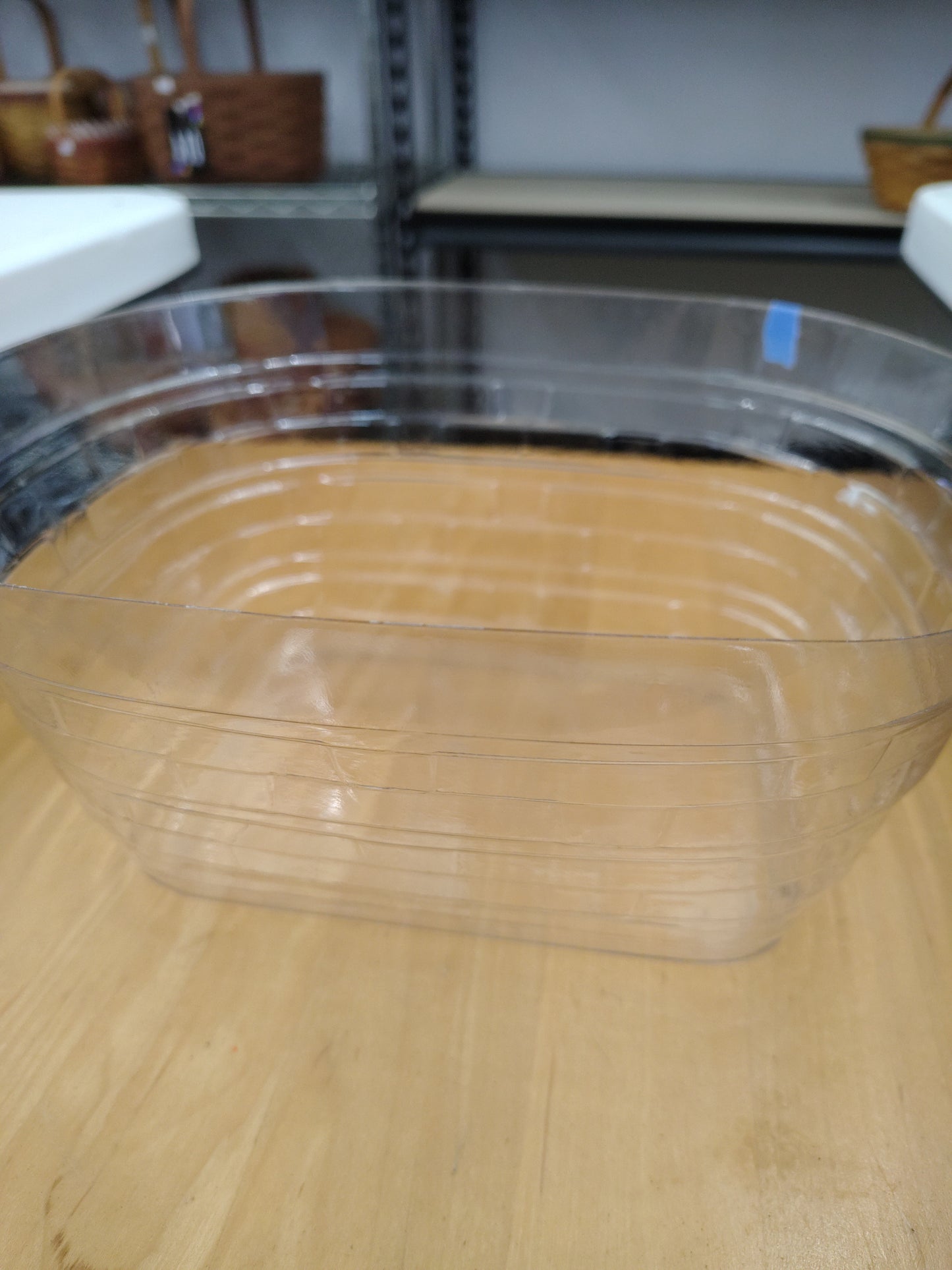 #48704 Longaberger 1995 Easter Protector. Small crack where blue tape is