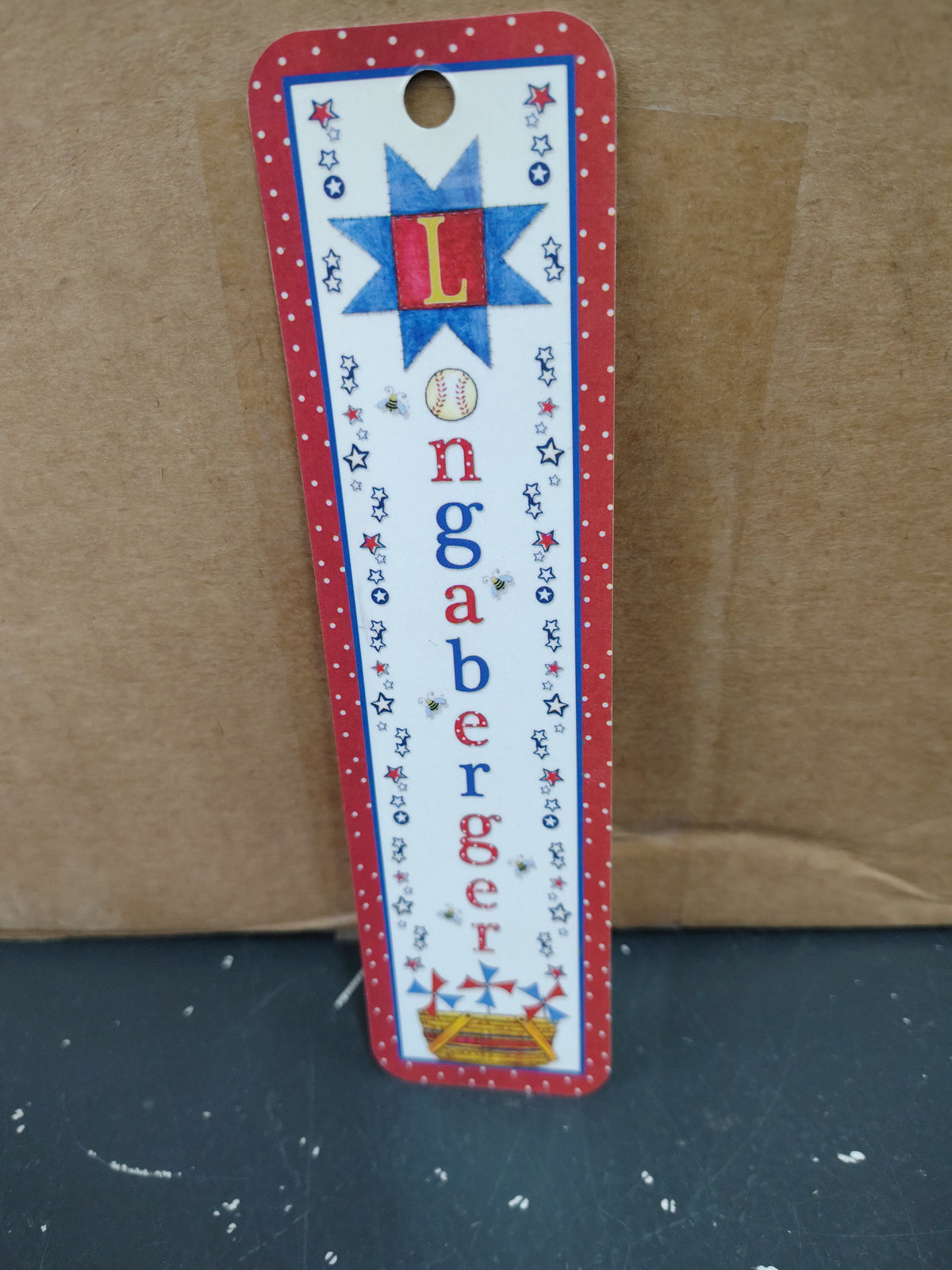 Longaberger bookmarks