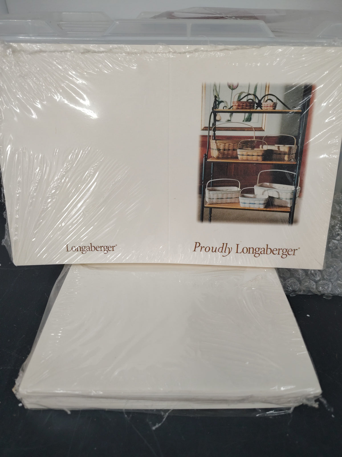 Longaberger Proudly Notecards & Envelopes