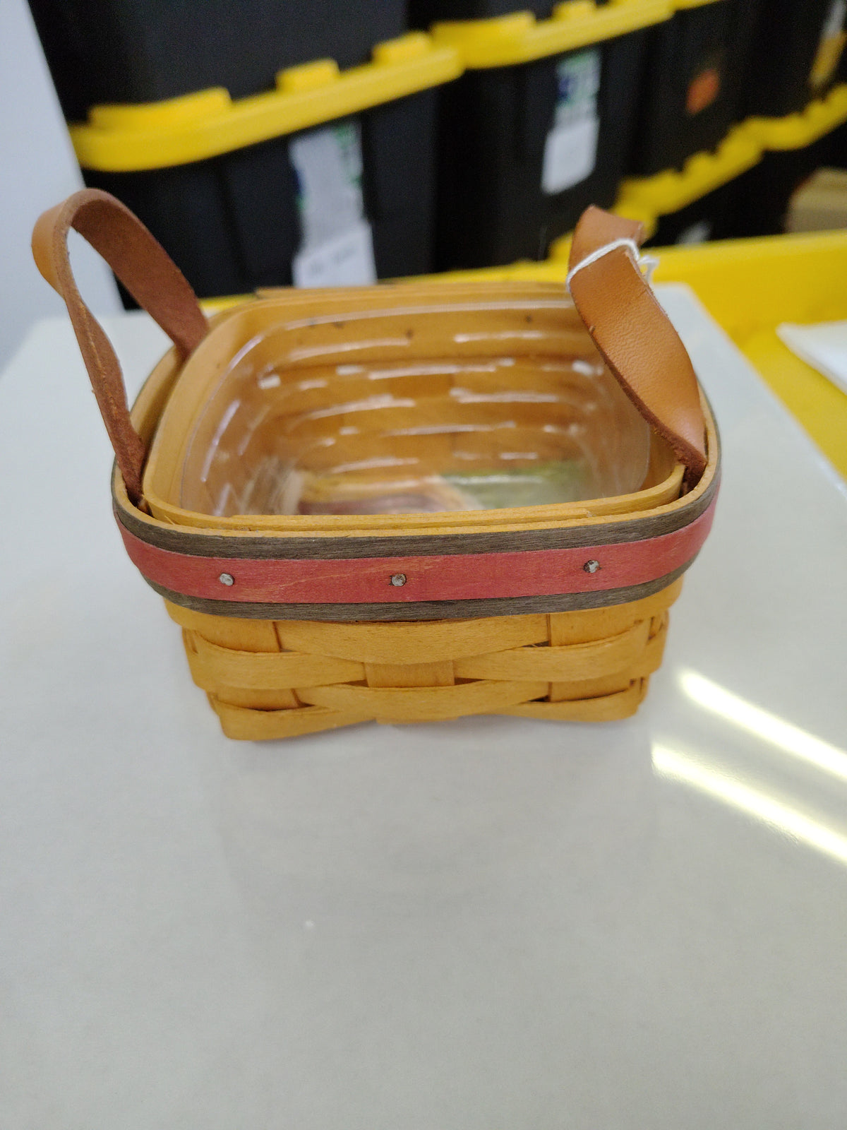 Longaberger Father's Day tee basket with protector