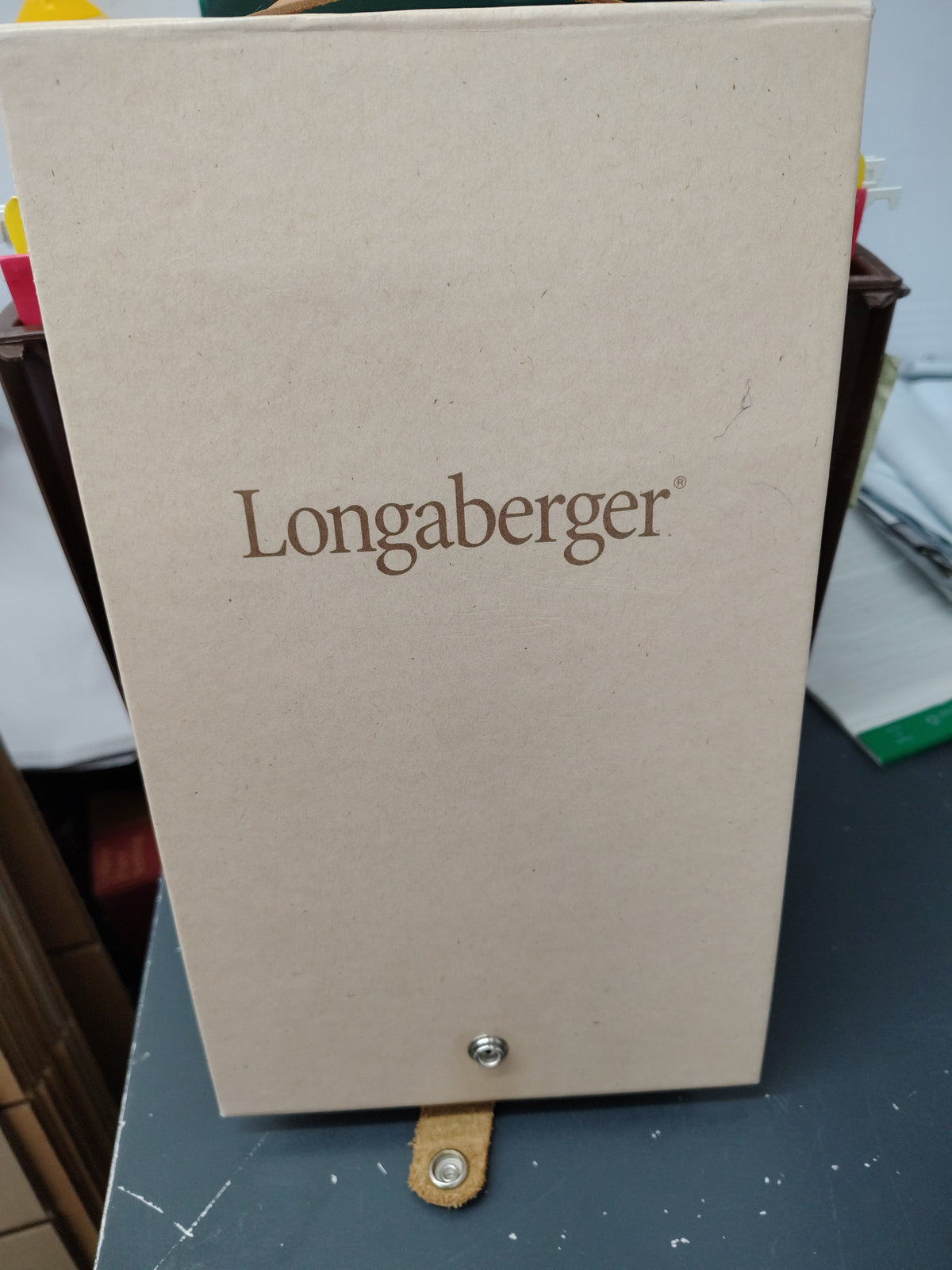 Longaberger fabric samples with case