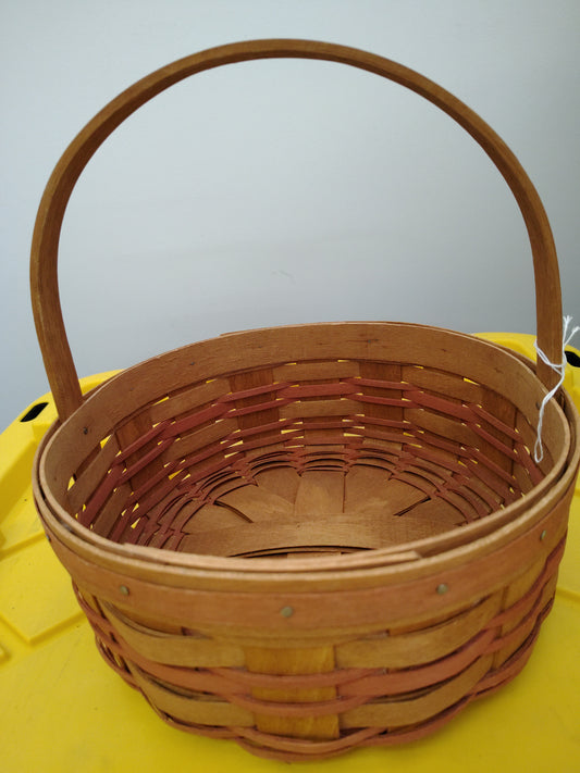 Longaberger quilting basket -red splints