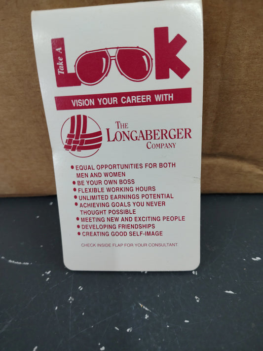 Longaberger note pad