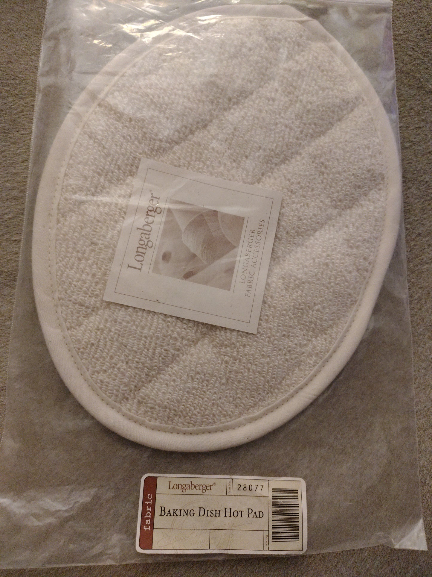 Longaberger Baking Dish Hot Pad