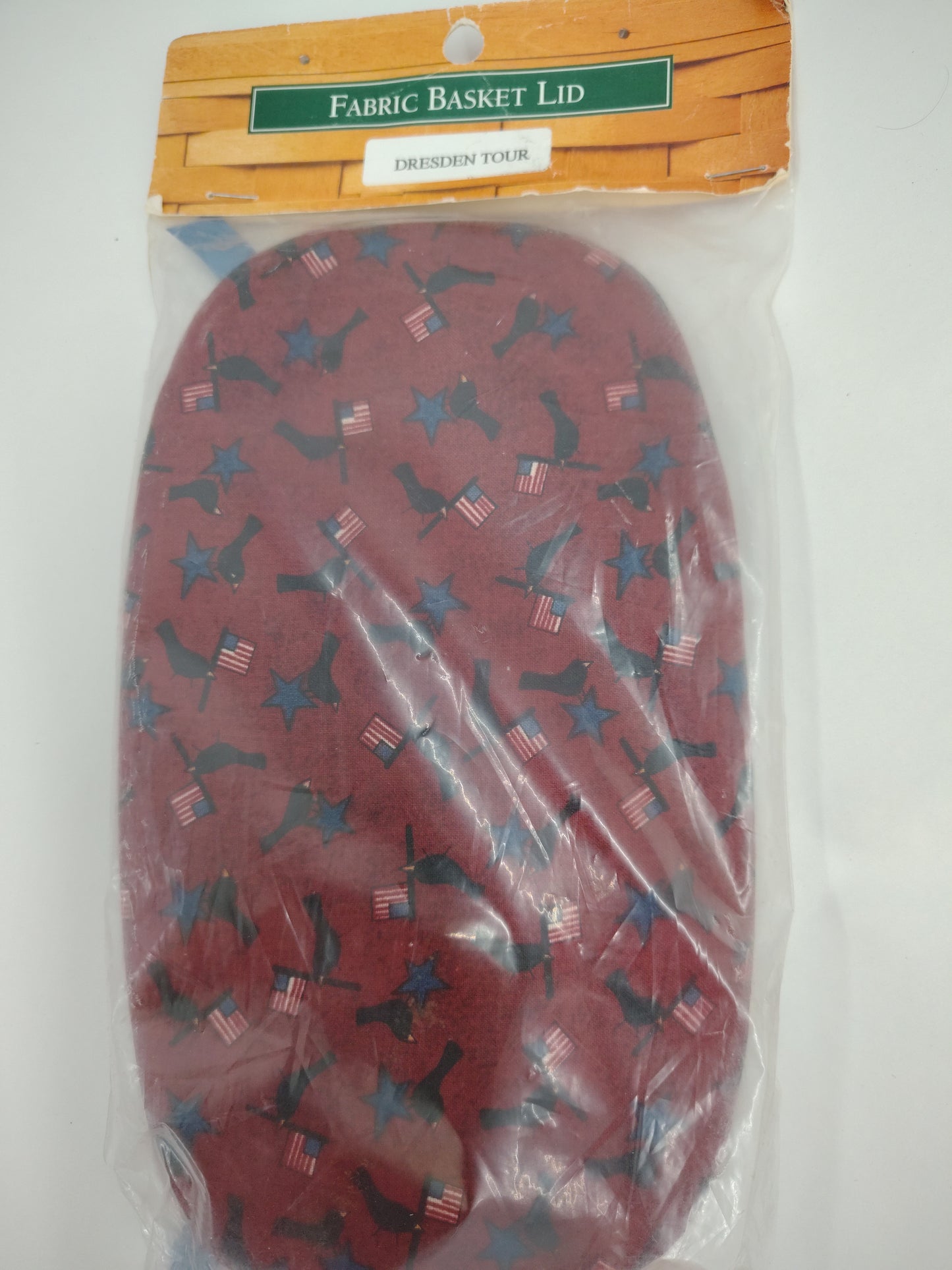 Longaberger Dresden Tour fabric lid