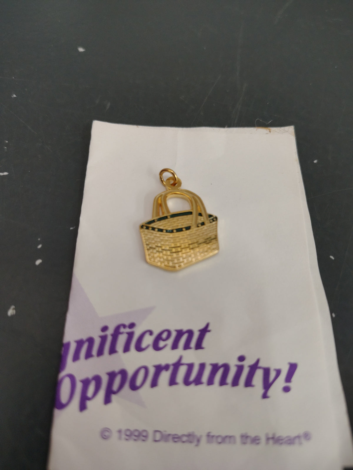 Longaberger basket charm