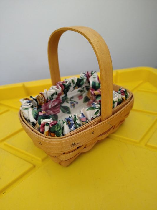 Longaberger Horizon of Hope basket with liner and protector
