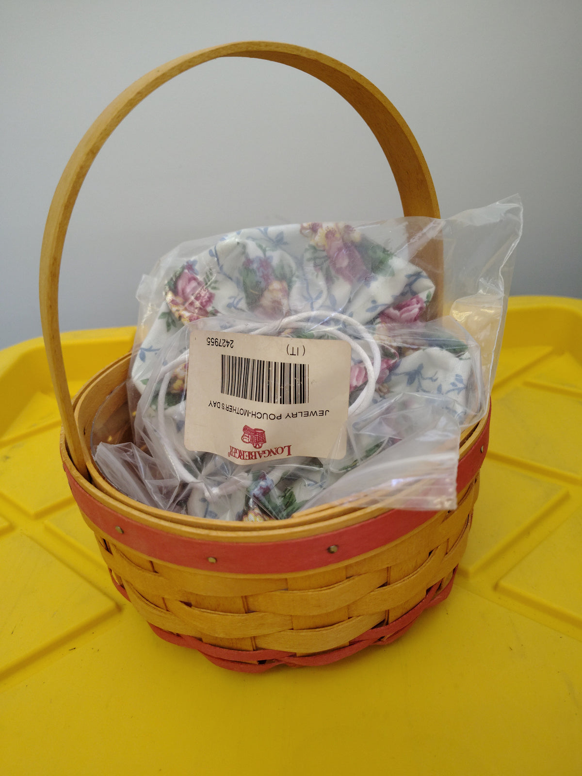 Longaberger Mother's Day 1998 Rings and Things with jewelry pouch