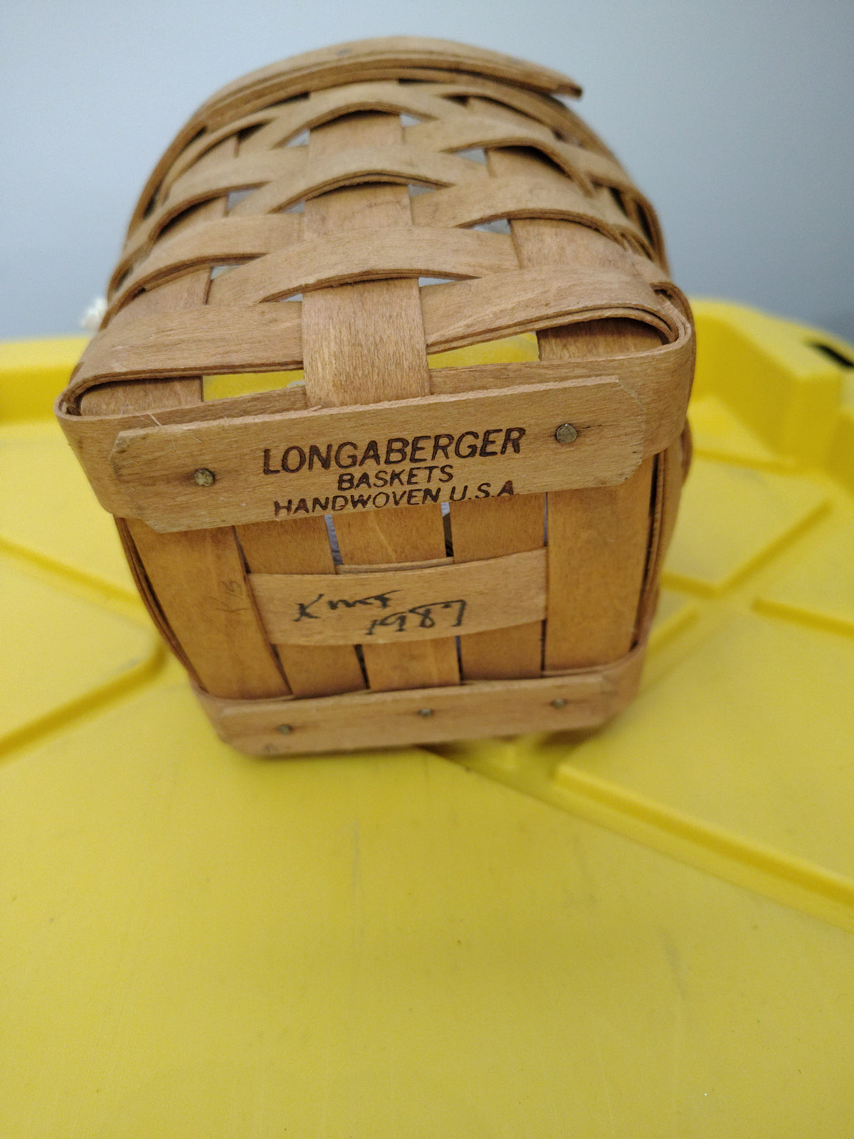 Longaberger Forget Me Not basket
