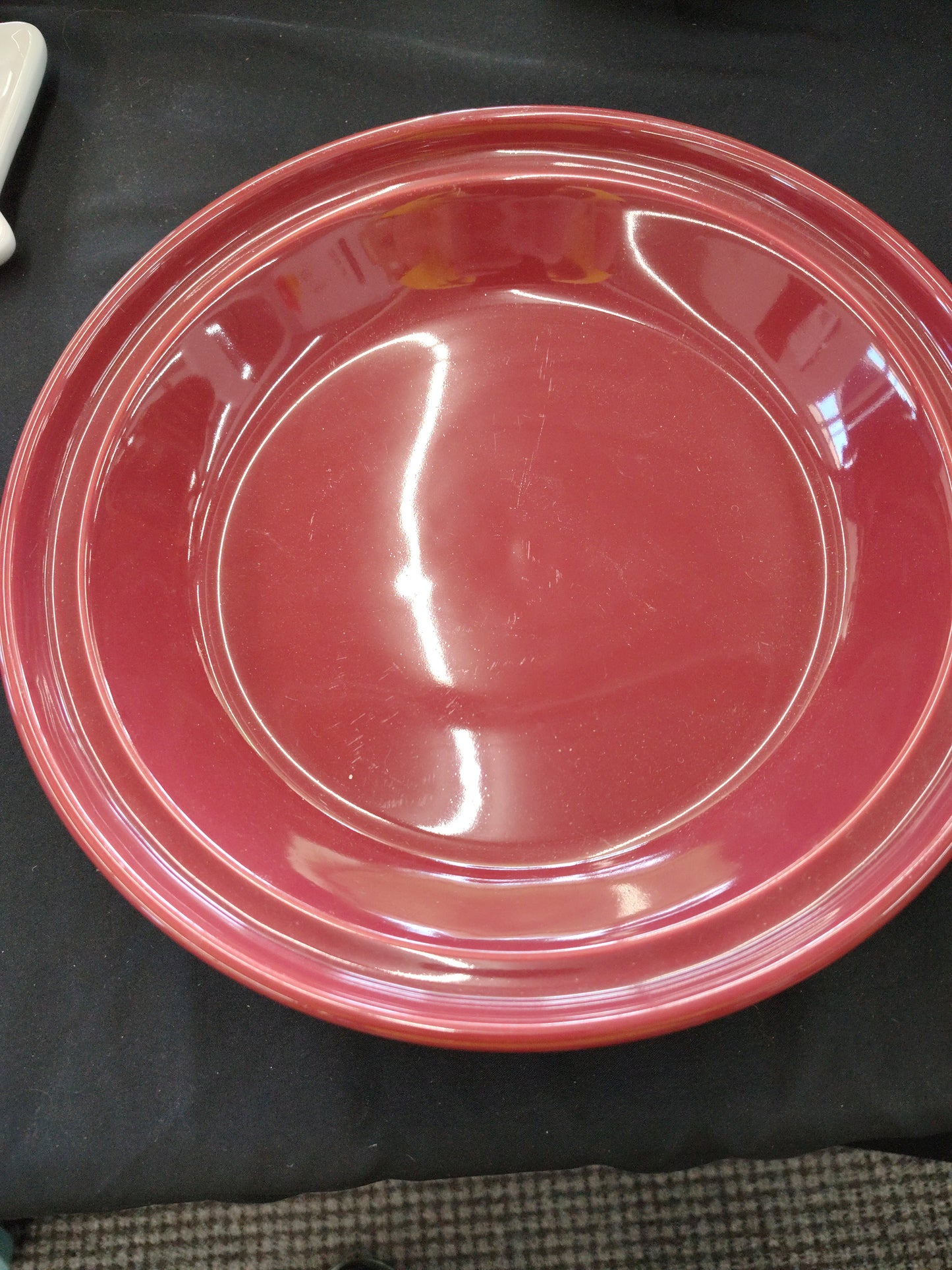 Longaberger 10 pie plate in paprika