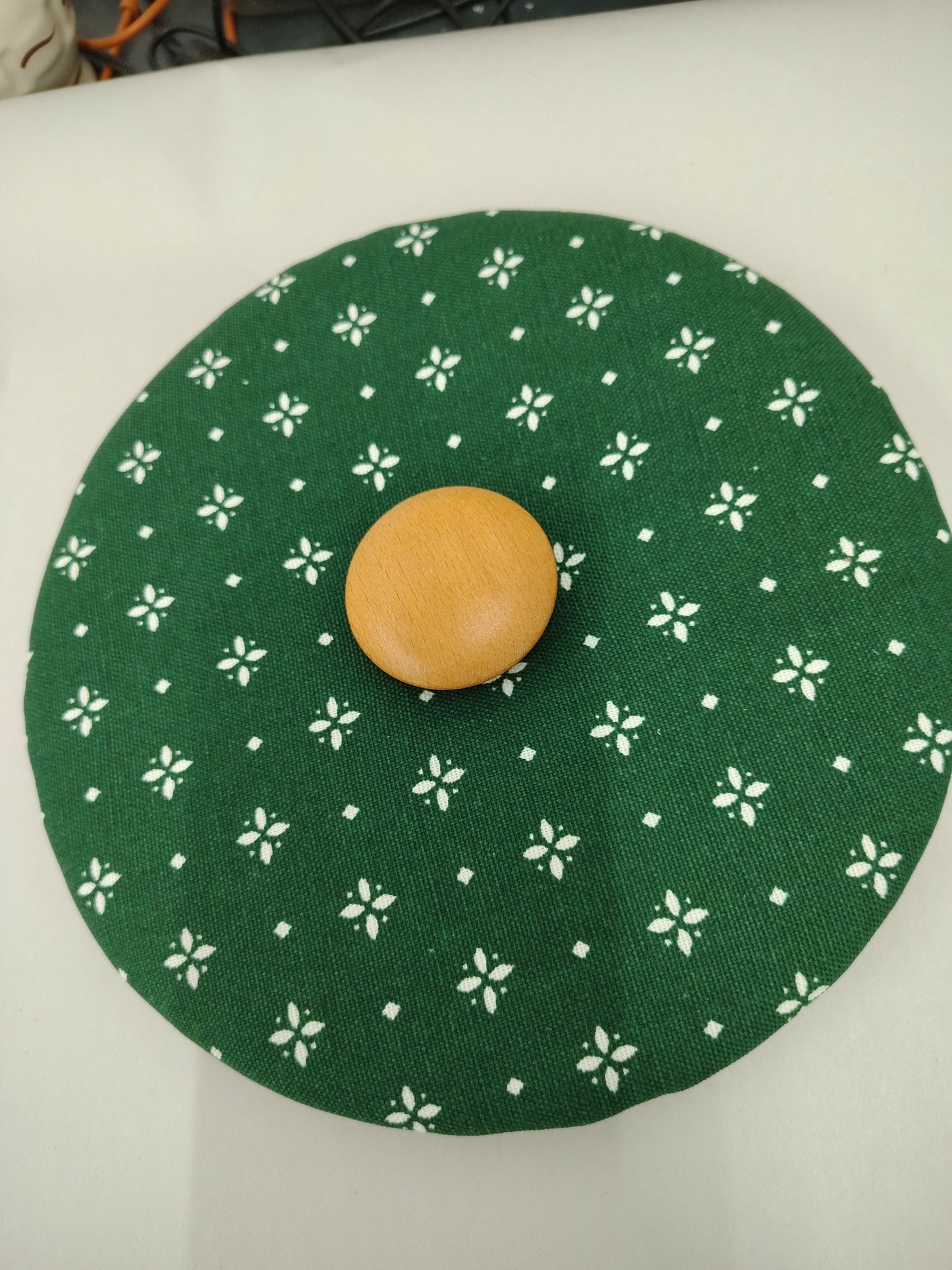 Longaberger MD Fruit H Green lid