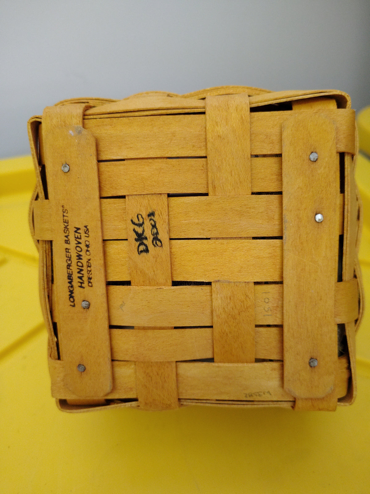 Longaberger Terragon basket with liner and protector
