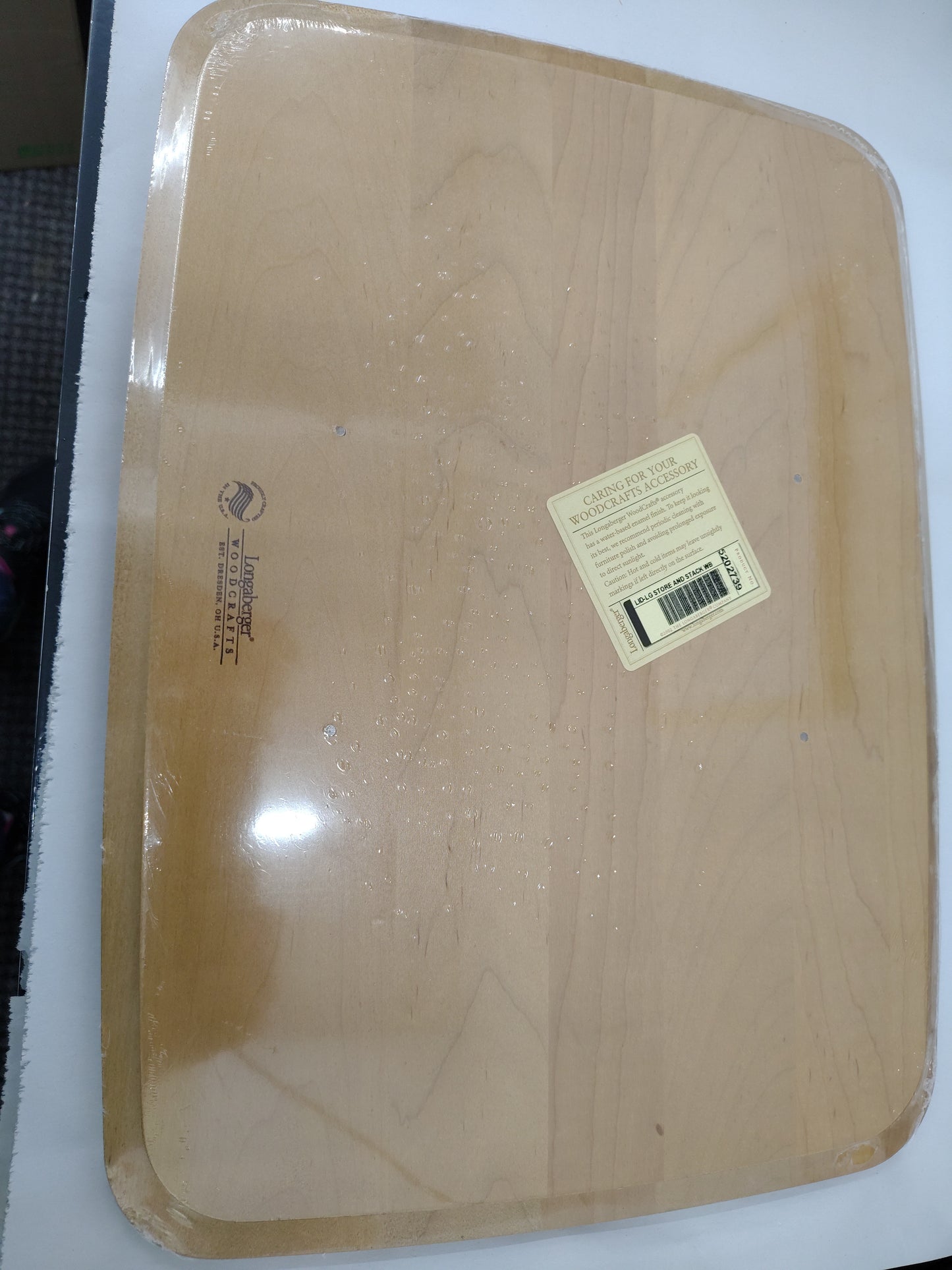 Longaberger Lrg Store and Stack WB Lid