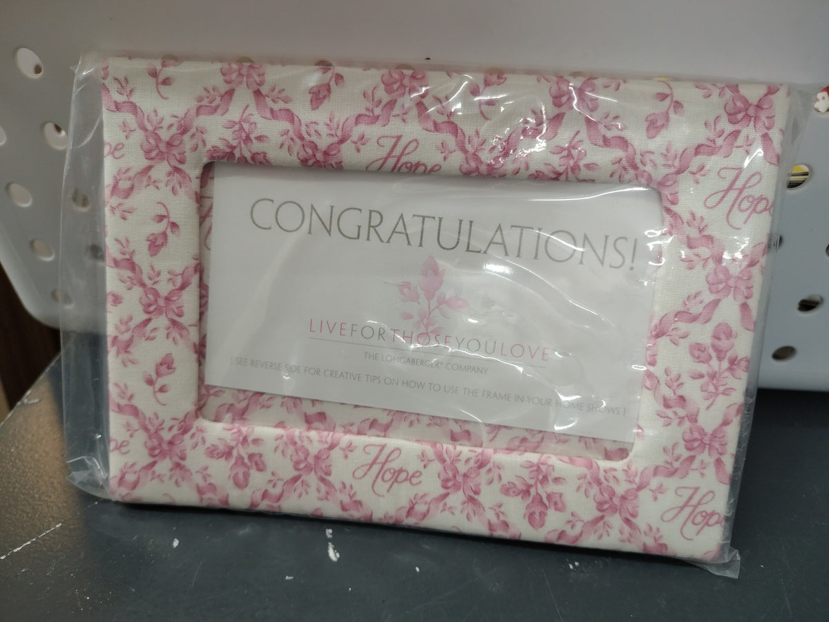 Longaberger 4x6 picture frame in Horizon of Hope