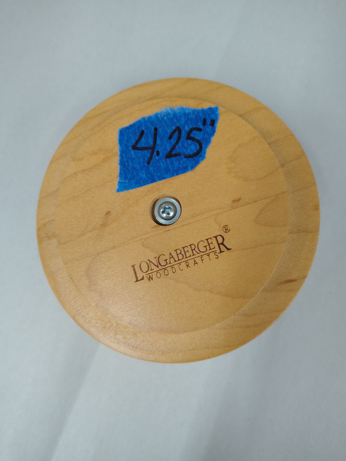 Longaberger 4.25" round lid