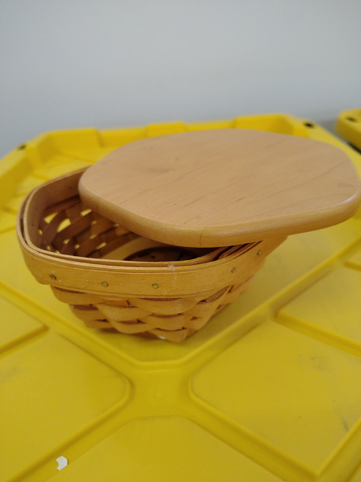 Longaberger 5" Generation basket with lid