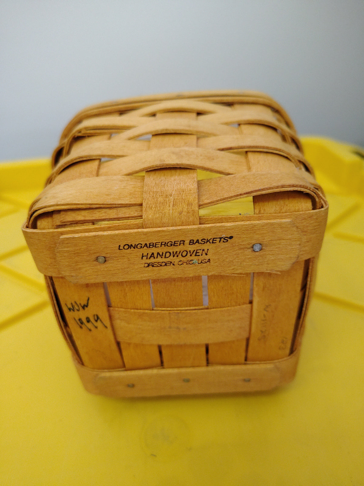 Longaberger small peg basket with protector