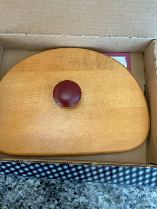 Longaberger 1998 glad tidings lid with red knob