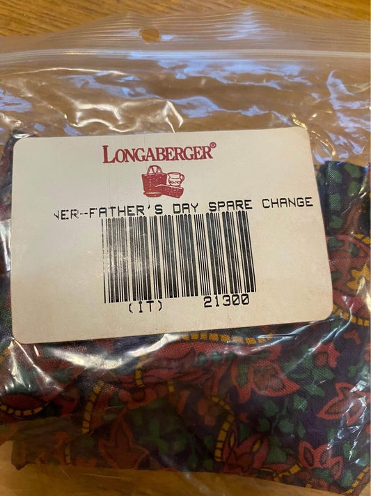 Longaberger Spare Change Liner in Father Day Print