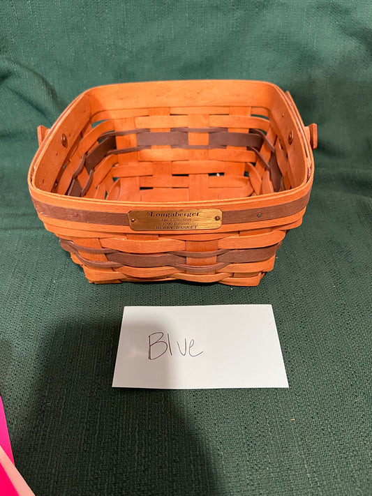 Longaberger Bayberry signed basket