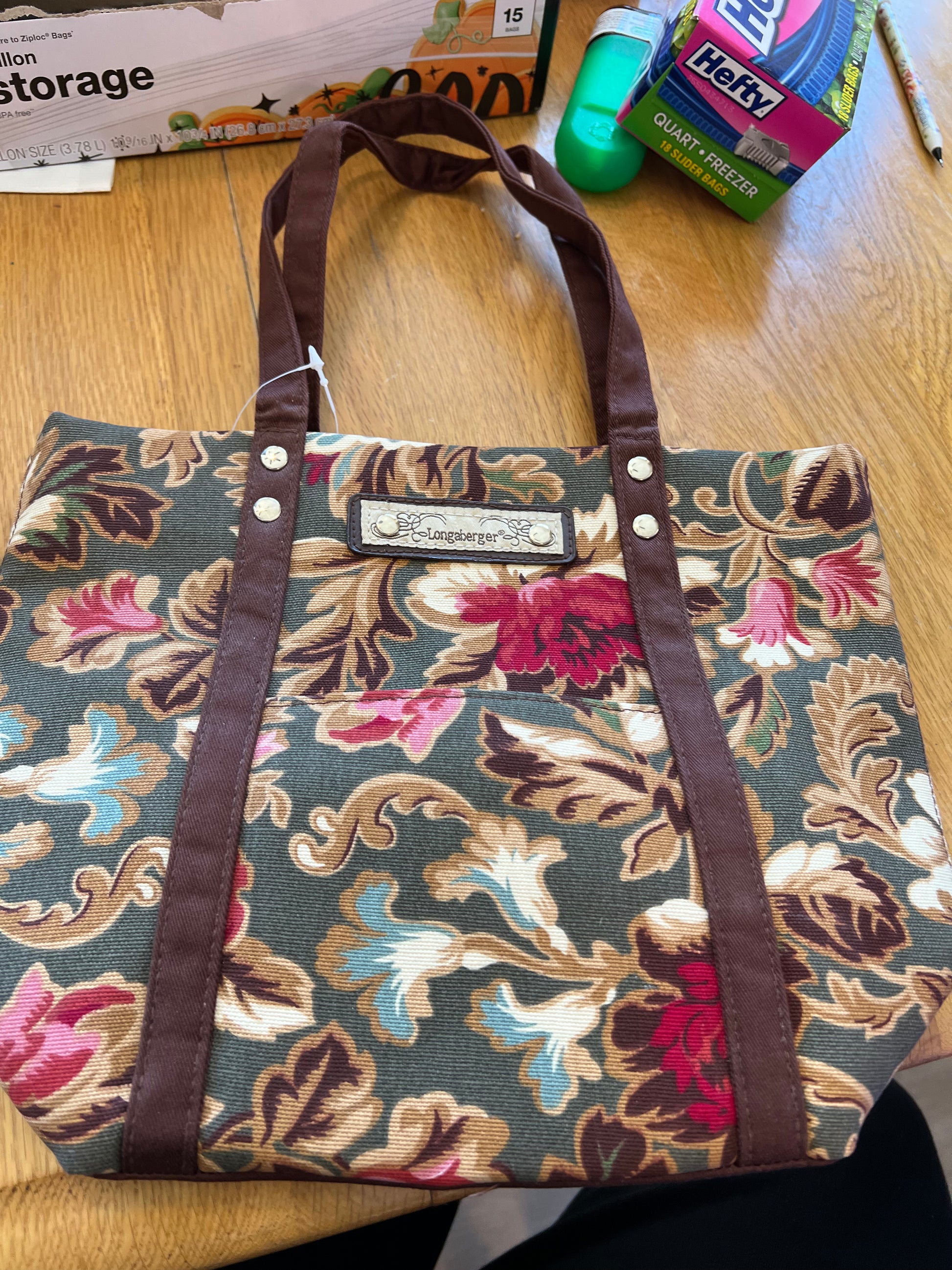 Longaberger tote discount