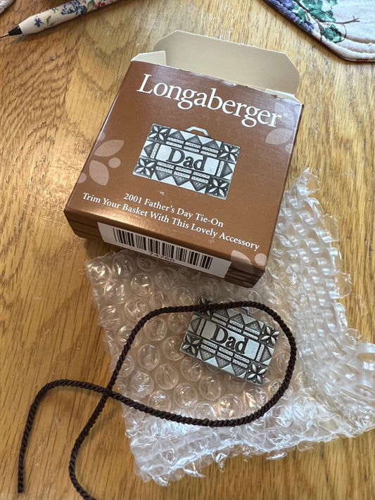 Longaberger 2001 Father’s Day tie on