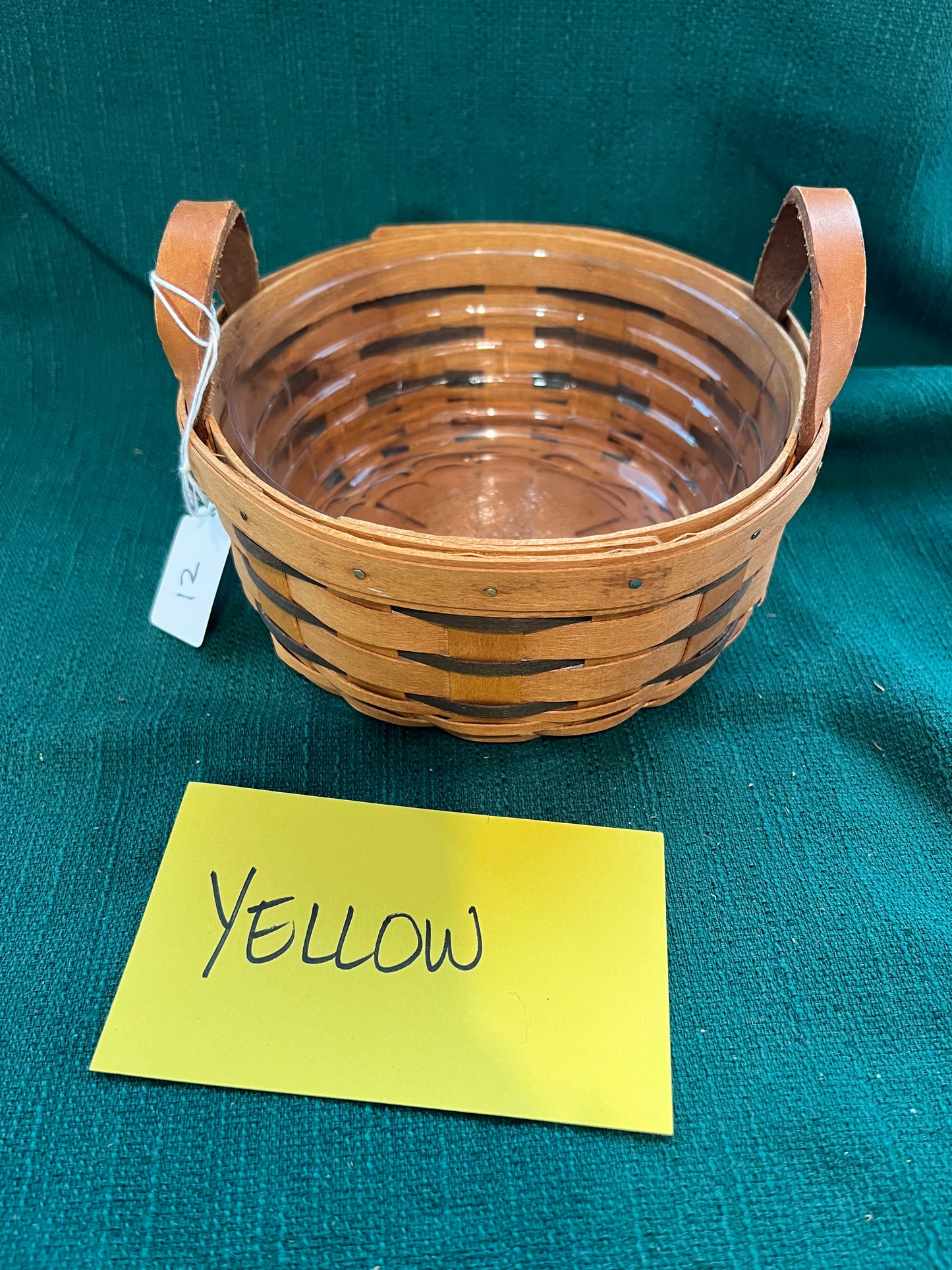 Longaberger heartland button basket with protector