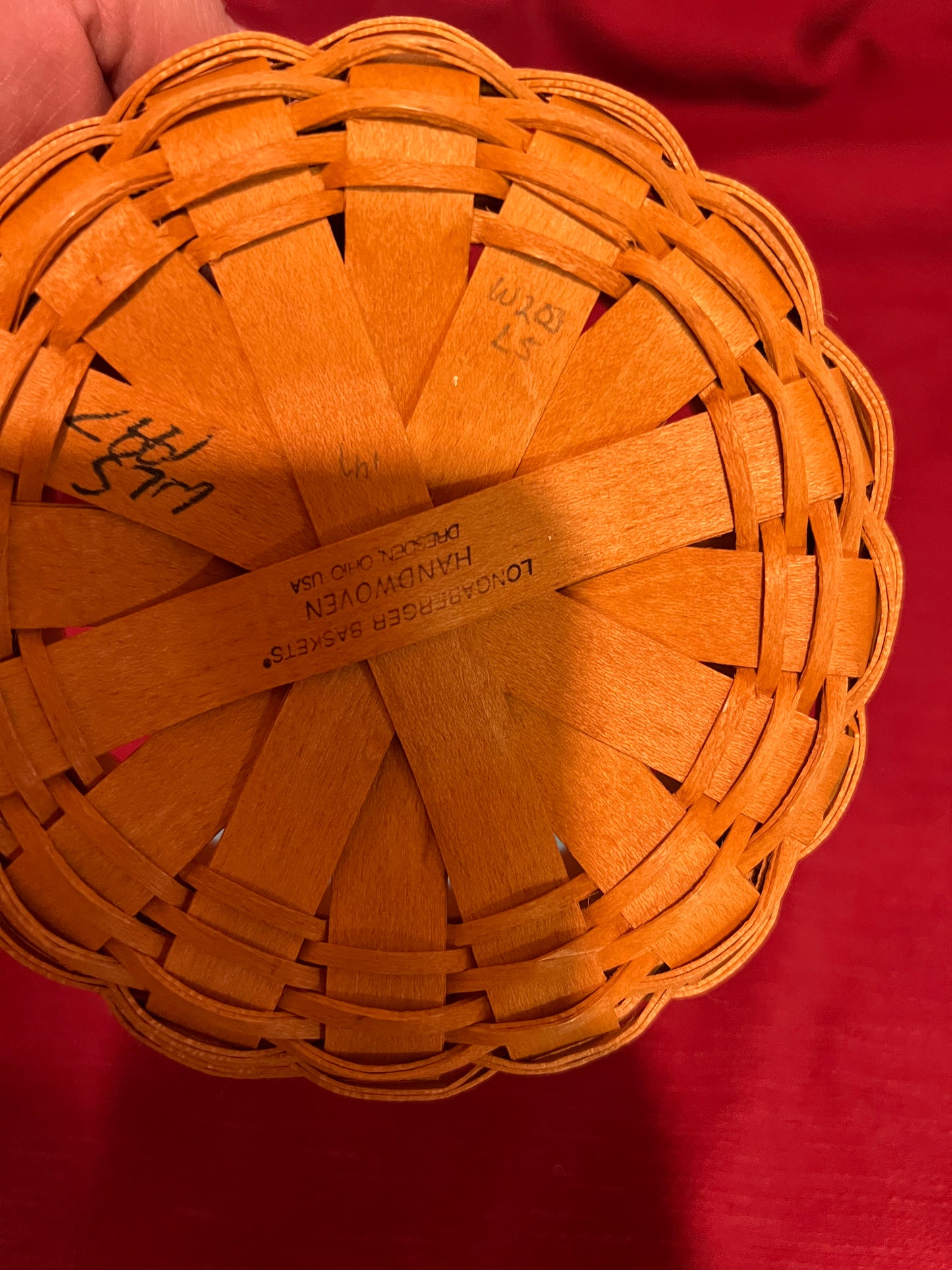 Longaberger 1997 inaugural basket