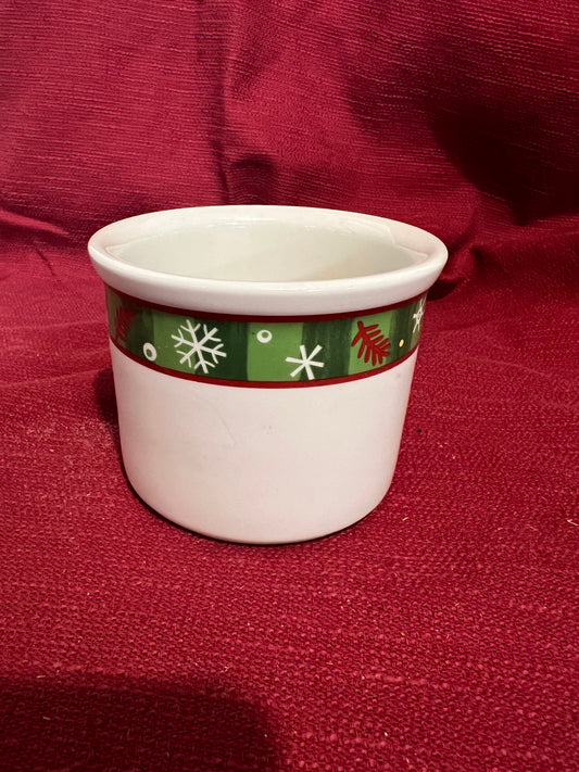 Longaberger holiday pint Croc