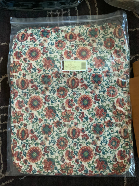 Longaberger pair of spiced Market quilted placemats