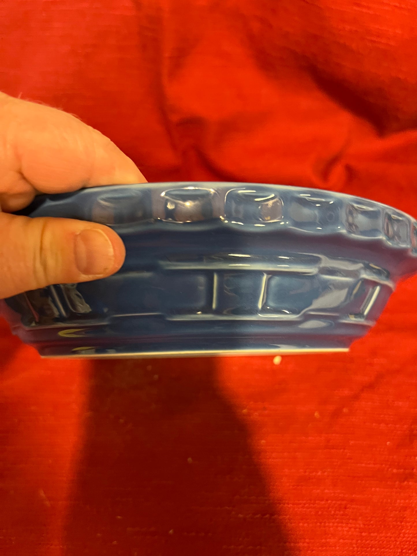 Longaberger cornflower pie plate