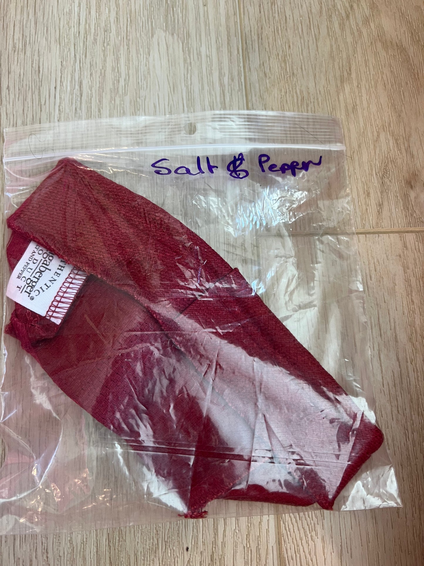 Longaberger salt & pepper liner in paprika