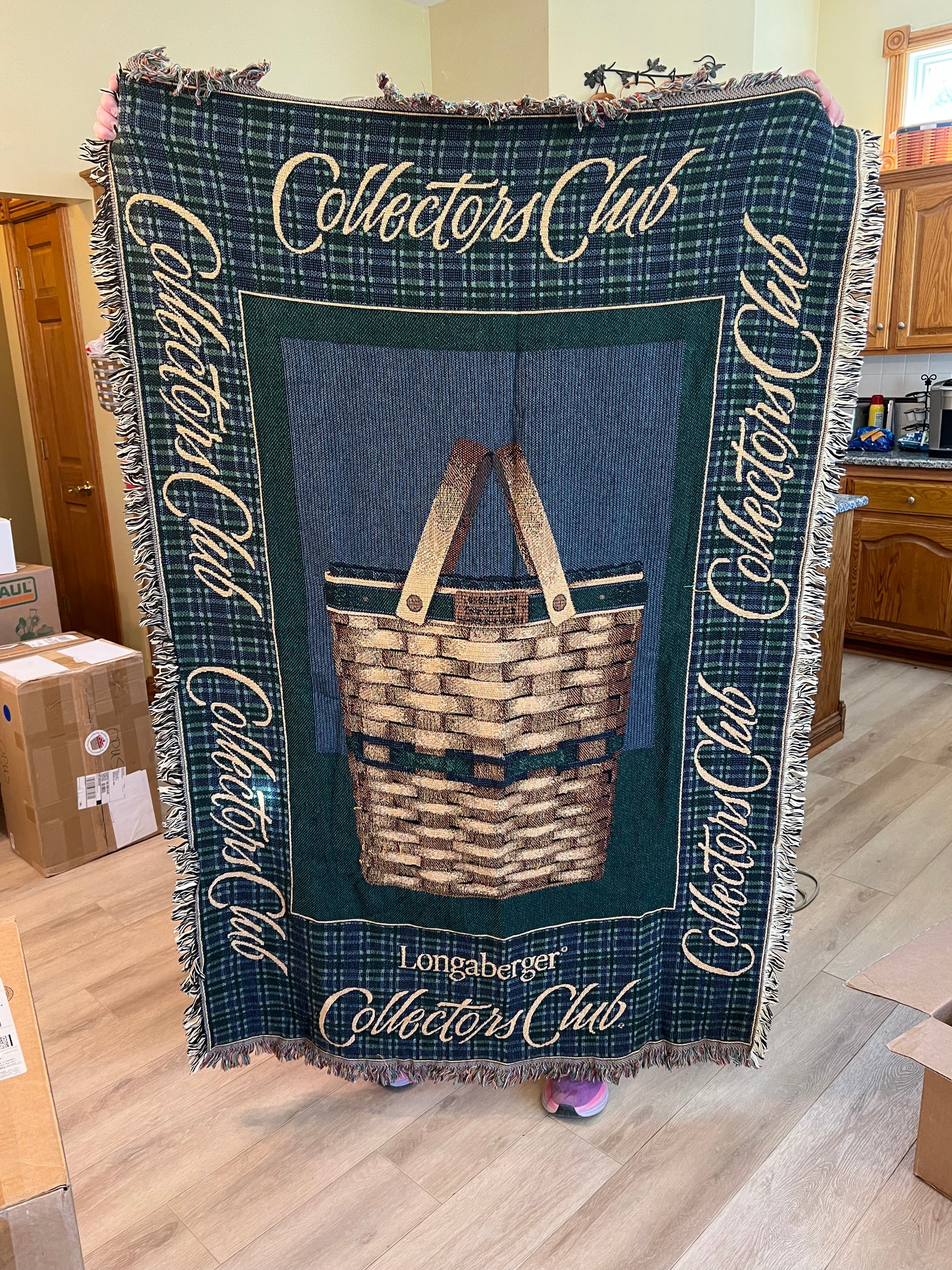 Longaberger discount blanket basket