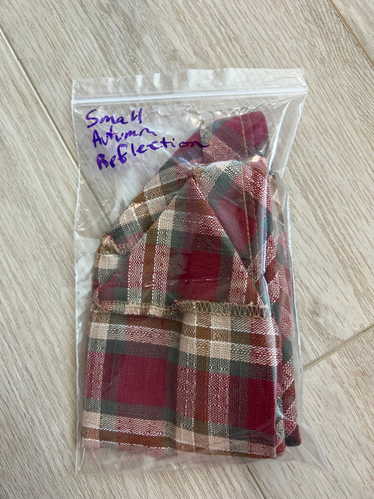 Longaberger Small Autumn Reflections liner in orchard park plaid