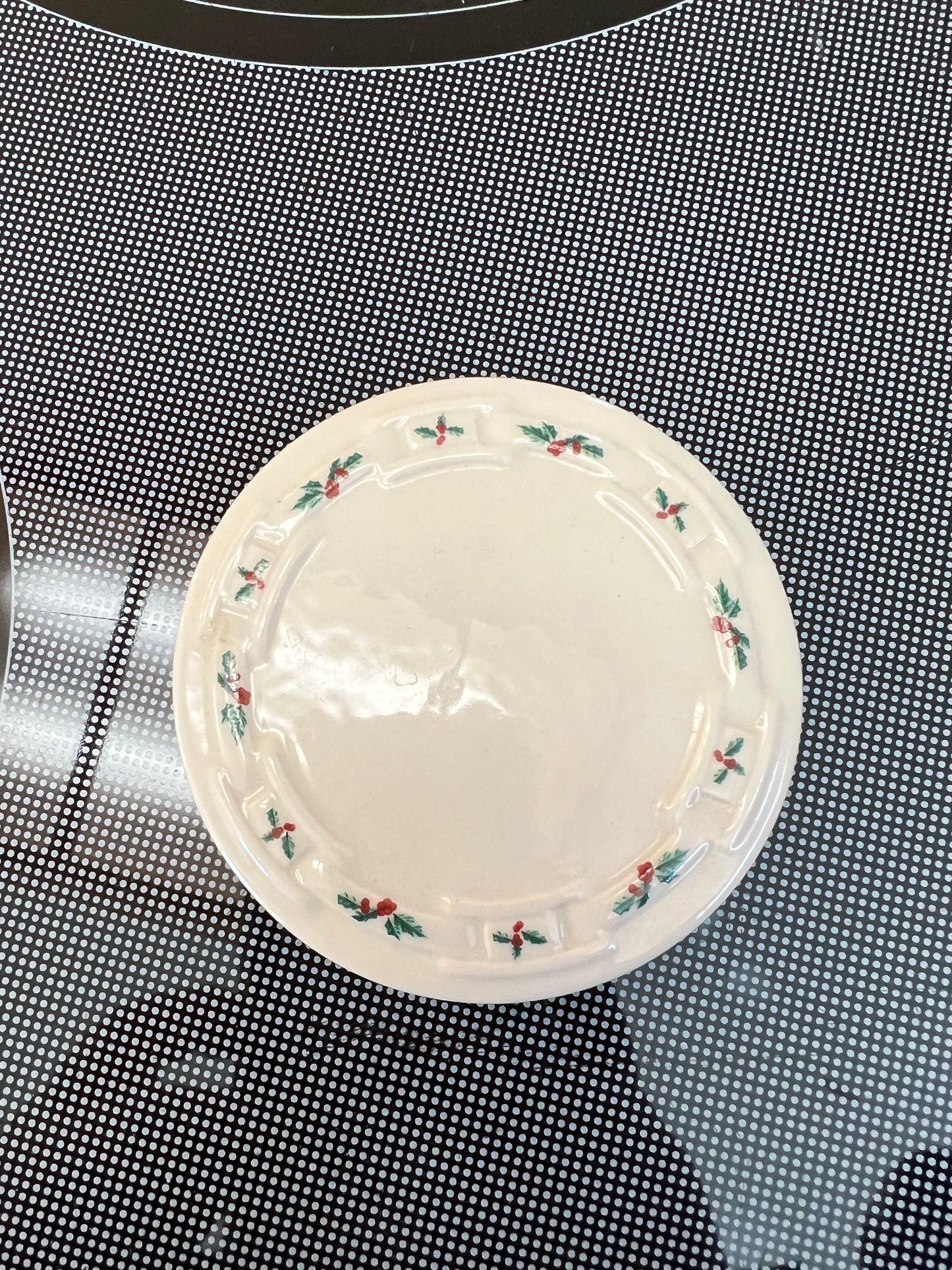 Longaberger traditional holly mug topper