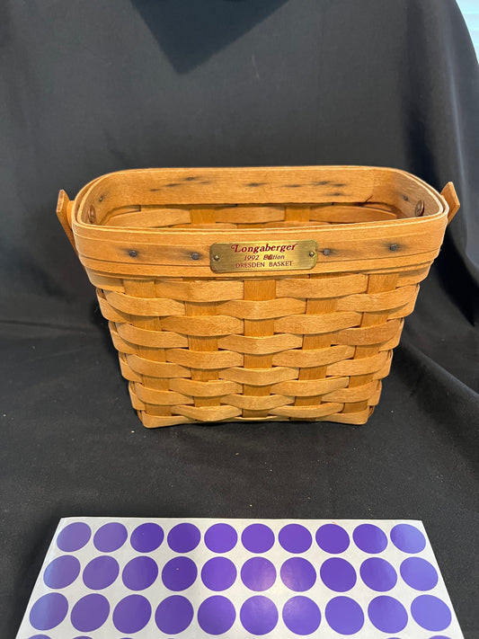 Longaberger 1992 Dresden Basket