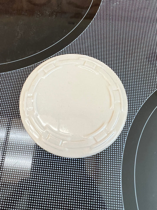 Longaberger mug cover in ivory